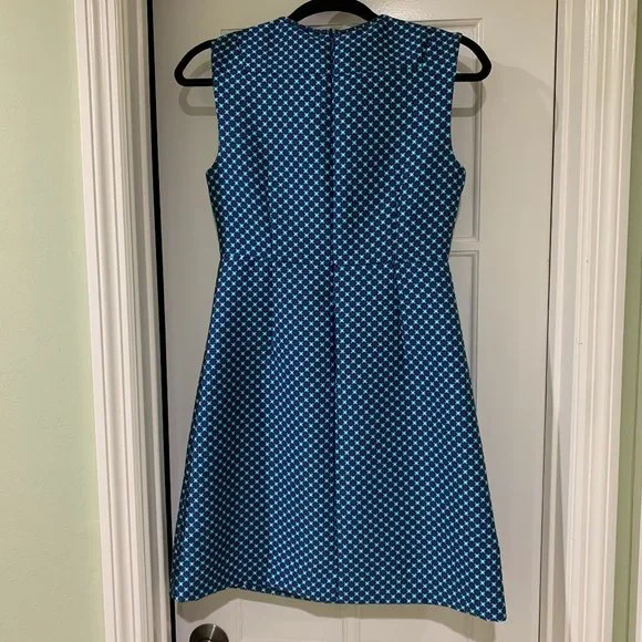 DVF Carrie Shift Dress Geometric Print - Picture 2 of 4